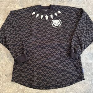 Marvel Black Panther Wakanda Forever Spirit Jersey Brown Black M